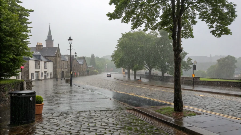 Temperature in Scotland in July