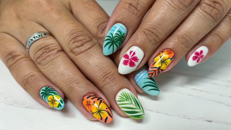 tropical nails