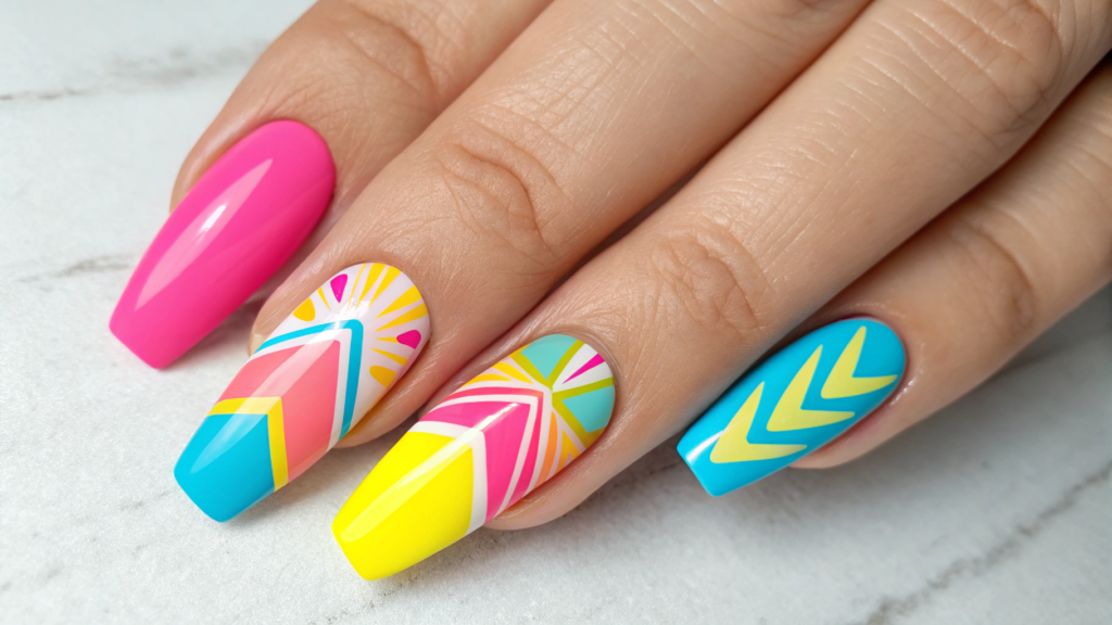 vacation nails summer
